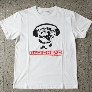 Vintage Alternative Rock Dog Head Graphic T-Shirt – Retro Indie Music Style Tee